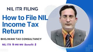 How to File NIL ITR Online 202425  Zero ITR Filing Online [upl. by Fernald976]