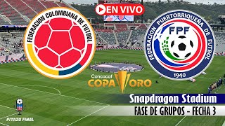 COLOMBIA VS PUERTO RICO En Vivo Hoy 🔴 Copa oro Femenina 2024 Fecha 3 Partido en vivo [upl. by Klemm610]