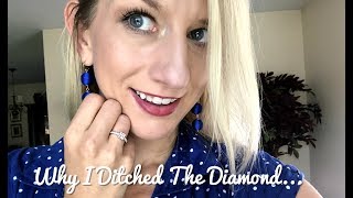 Moissanite vs Diamond  Why I ditched the diamond Esdomera Ring Unboxing and Review [upl. by Nosyrb319]