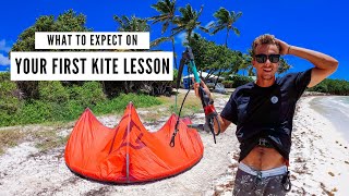 Learning How To Kitesurf Your First Lesson [upl. by Aerdua]