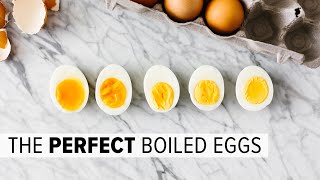 PERFECT BOILED EGGS EVERY TIME  hard boiled eggs  soft boiled eggs [upl. by Ardnuasak]