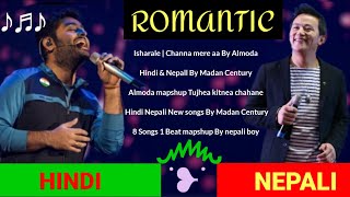 Nepali ♡ Hindi Mapshup  Hindi Nepali mixed songs collection by Nepali Singer 💖 Part 1 [upl. by Odlauso927]