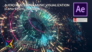 Audio Reaction amp Visualization in After Effects  Tutorial  NO PLUGINS [upl. by Atsirk574]