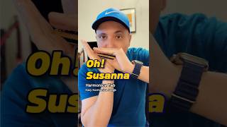 Easiest Oh Susanna Harmonica Tutorial [upl. by Ancel764]