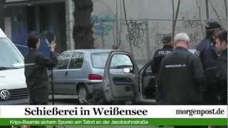 Mysteriöse Schießerei in BerlinWeißensee gibt Polizei Rätsel auf [upl. by Ahsimrac]