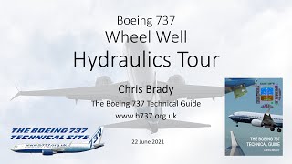 737 Hydraulics  Wheel Well Tour [upl. by Naimed863]