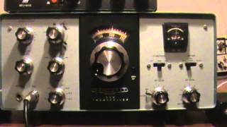 Demo of Heathkit Tranceiver HW101 [upl. by Norrahs594]