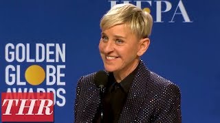 Carol Burnett Award Recipient Ellen DeGeneres Full Press Room Speech  THR [upl. by Willcox514]