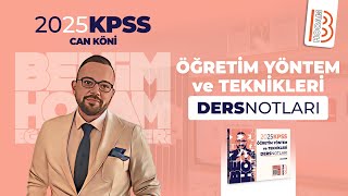 1 Öğretim Yöntem ve Teknikleri  Öğretim İlkeleri 1  Can KÖNİ  2025 [upl. by Rillis]