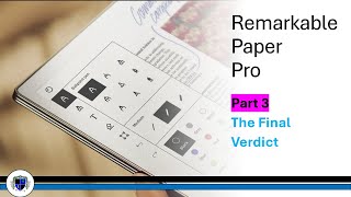 reMarkable Paper Pro Pt 3 The Final Verdict [upl. by Berkow]