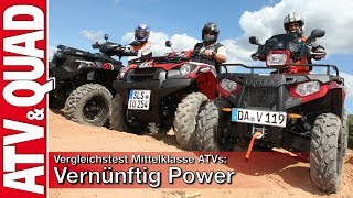 Vergleichstest Mittelklasse ATVs Vernünftig Power [upl. by Kere]