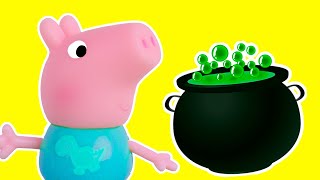 Halloween Peppa Pig Cartoons for kids  ALL NEW EPISODE [upl. by Ecinej73]