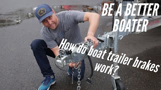 How Do Boat Surge Trailer Brakes Work [upl. by Elpmid]