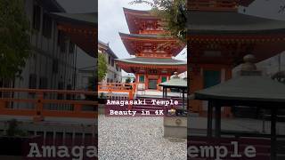 “Stunning Amagasaki Temple in 4K 🌸✨  Japan Travel Shorts” travel music [upl. by Amelina]