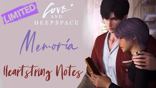 Zayne Heartstring Notes  Memoria  Love and Deepspace  5 Star Memory  Limited [upl. by Kirbie]