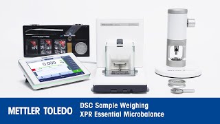 Weighing DSC Crucibles on an XPR Essential Microbalance [upl. by Silisav]