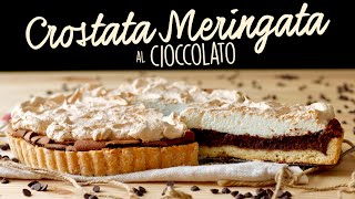 CROSTATA MERINGATA AL CIOCCOLATO Ricetta Facile  BuonIdea [upl. by Amata706]