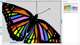 Silhouette Studio  mehrfarbig Plotten eigene Zeichnung von jpeg nachzeichnen [upl. by Eseuqcaj]