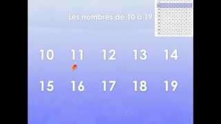 Les nombres de 10 à 19 [upl. by Chick]