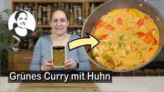 Grünes Thai Curry eingekocht auf zwei Arten [upl. by Dyna441]