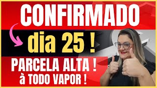 🔴 INSS  CONFIRMADO DIA 25   PARCELA ALTA à TODO VAPOR   CONSIGNADO  ANIELI EXPLICA [upl. by Mirabelle]