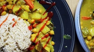 Coconut Curry Chickpeas Recipe  30 Minute Vegan Dinner  Marys Test Kitchen [upl. by Olethea]