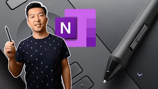 How to use a Pen Tablet with MS OneNote [upl. by Sebastiano355]