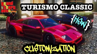 Grotti Turismo Classic Best Customization GTA 5 Online Ferrari F40 gta5 [upl. by Llemor]