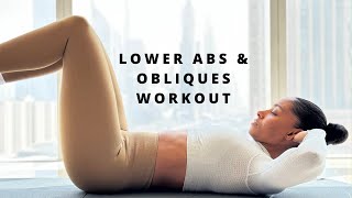 EFFECTIVE LOWER ABS and Obliques Workout in 12 MINUTES [upl. by Leavelle217]