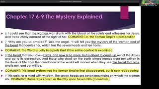 Revelation chapter 17 Part B [upl. by Aeet]