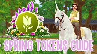 THE FASTEST WAYS TO GET SPRING TOKENS NEW CODES FREE PETS clothes amp tack Spring Token Guide [upl. by Dorren465]