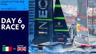 Louis Vuitton Cup Final Race 9  Luna Rossa Prada Pirelli vs INEOS Britannia  Full Replay [upl. by Faustine882]