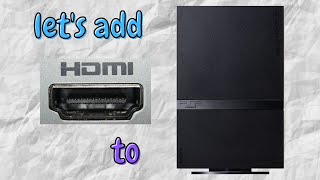 PS2 HDMI MOD 1080 shorts [upl. by Obellia935]