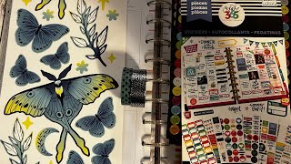 Plan With MeBlue Butterfly 🦋 ThemedHappy Planner Vertical Layout [upl. by Maharba304]