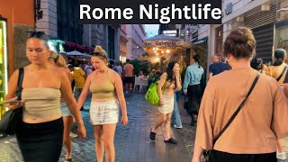 Best Nightlife of Rome Italy Trastevere [upl. by Jamilla550]