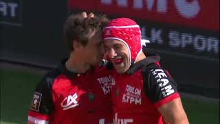 TOP 14  Essai de Gabin VILLIERE RCT  RC Toulon  ASM Clermont [upl. by Wyatt273]