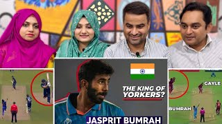 Top 10 Fire Yorkers By Jasprit Bumrah In Cricket  King Of Yorker  Indian Cricket Player  Reaction [upl. by Esmerolda]