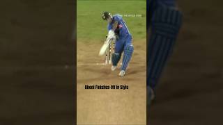 Dhoni FinishesOff In Style shorts worldcup2011 worldcup2024 [upl. by Reisch]