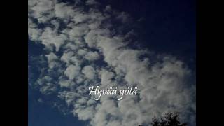 Ella ja Aleksi Hyvää yötä Lyrics [upl. by Suoivatram]