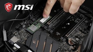 MSI Pro Cast16 –Easy M2 SSD RAID 0 Configuration Setup  Gaming Motherboard  MSI [upl. by Miett402]