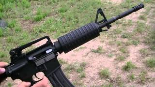 Винтовка малокалиберная Walther Colt М4 Carbine кал 22 LR первый отстрел [upl. by Ytissahc]