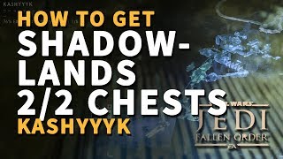 All Shadowlands Chests Locations Kashyyyk Star Wars Jedi Fallen Order [upl. by Ecinrev]