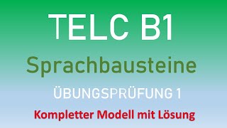 TELC B1 HÖREN  DTZ Hörverstehen  Prüfung B1 Test Mit Lösungen NEU und Wichtig [upl. by Annovad]