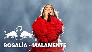 Rosalía  Malamente  Plaza de Colón Madrid  Live 2018 Red Bull Music [upl. by Suraved627]