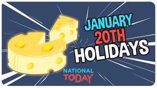 TOP 3 HOLIDAYS to CELEBRATE on January 20th  National Today [upl. by Lucier]