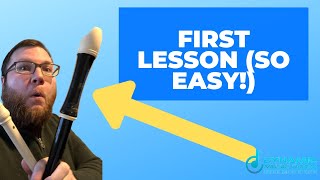 How To Play Alto Recorder EASY First Lesson [upl. by Fine]