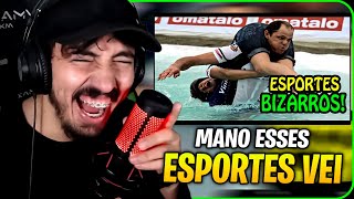 🔴 Os Esportes mais Estranhos e Bizarros do Mundo  FALA DE TUDO  React [upl. by Drape]