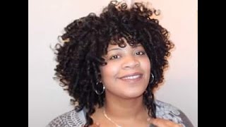 Dry Flexi Rod Set Dollar Tree Rods Demo Natural Hair [upl. by Ilagam52]