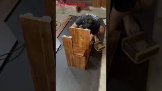 Backwood 2futi dressing wood furniture woodworking interiorwooddesign carpentery minivlog ￼ [upl. by Zohara]