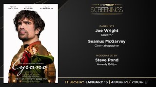 Interview With CYRANO Director Joe Wright amp Seamus McGarvey  TheWrap Screening Series [upl. by Yeknarf]